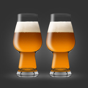 小米有品圆乐创意个性精酿啤酒杯大容量杯子家用进口水晶玻璃酒杯