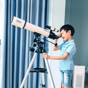 小米有品极蜂专业观星观景高分辨率可连手机90mm大口径天文望远镜