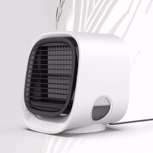 质零迷你冷风机空调扇水风扇冷风机家用办公USB便携桌面式005656