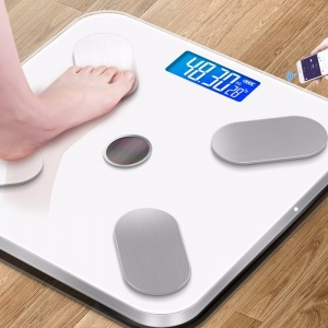 智能体脂称 内脏脂肪 基础代谢 脂肪含量 水分含量  智能健康 减肥电子体重体脂秤 005112