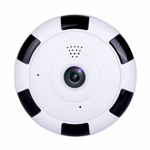 V380鱼眼全景监控摄像机 无线监控头 摄像机 360度双向语音无线WIFI看家宝004950