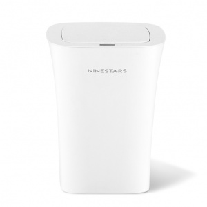 Ninestars防水智能感应式垃圾桶家用客厅厨房卫生间带盖005843