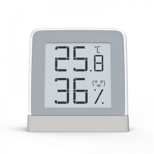 秒秒测温湿度计电子墨水屏室内电子温湿计简约高精度温度计005458