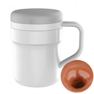 黑科技自動攪拌杯 降溫杯 無需用電 懶人水杯 磁力化杯 咖啡杯 溫差杯 杯子水壺005248