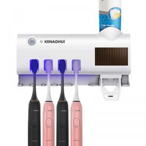 智能消毒牙刷架 消毒架 无需插电 紫外线 电动置物架 杀菌免插电 005325