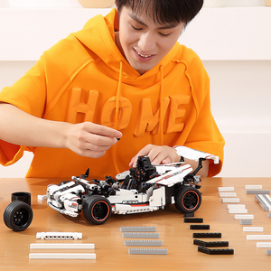 小米智能积木公路赛车电动赛车遥控汽车模充玩具儿童男孩车
